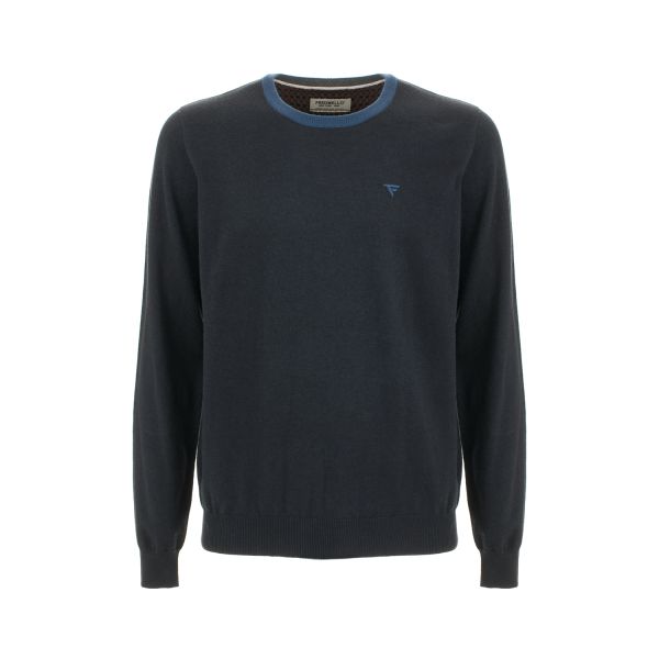 Maglia girocollo a maniche lunghe