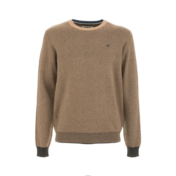 Maglia girocollo a maniche lunghe