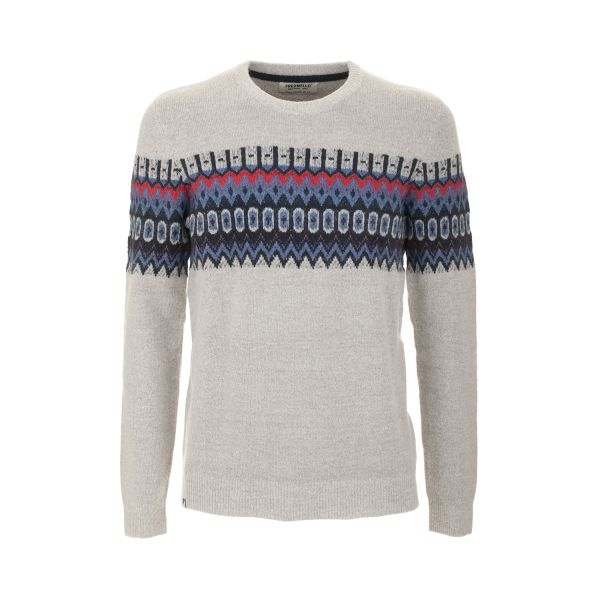 Maglia girocollo a maniche lunghe