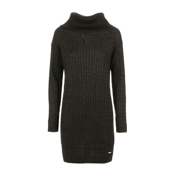 Abito in maglia con collo ampio