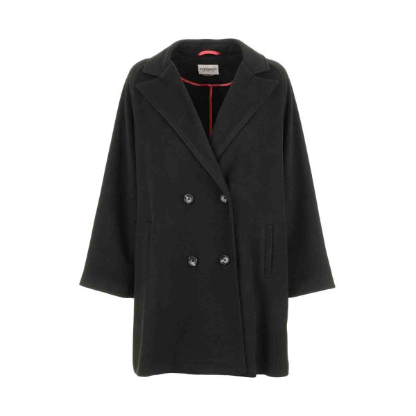 Cappotto doppiopetto sfoderato in panno