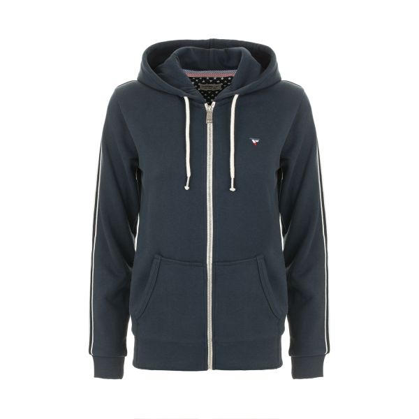 Felpa full zip con cappuccio