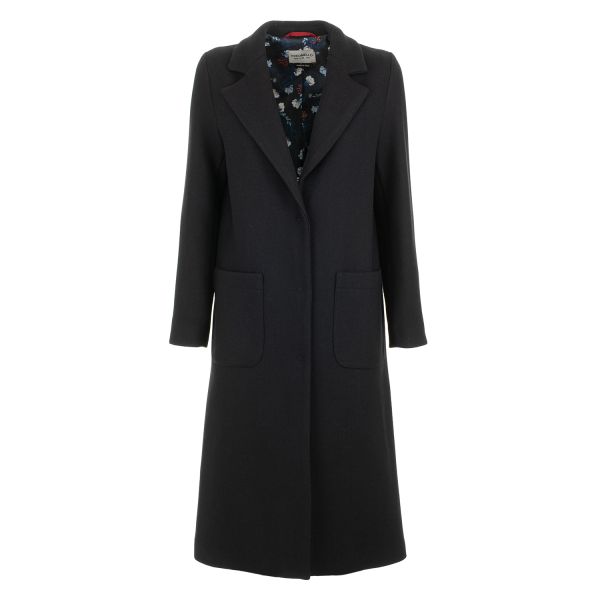 Cappotto in panno diagonale