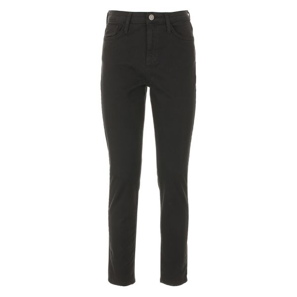 Pantalone 5 tasche in gabardina elasticizzata