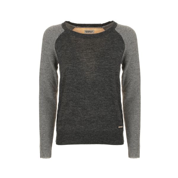 Maglia girocollo a maniche lunghe