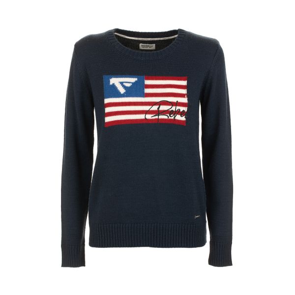 Maglia girocollo a maniche lunghe