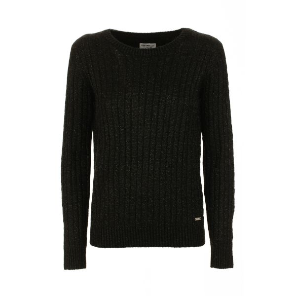 Maglia girocollo a maniche lunghe