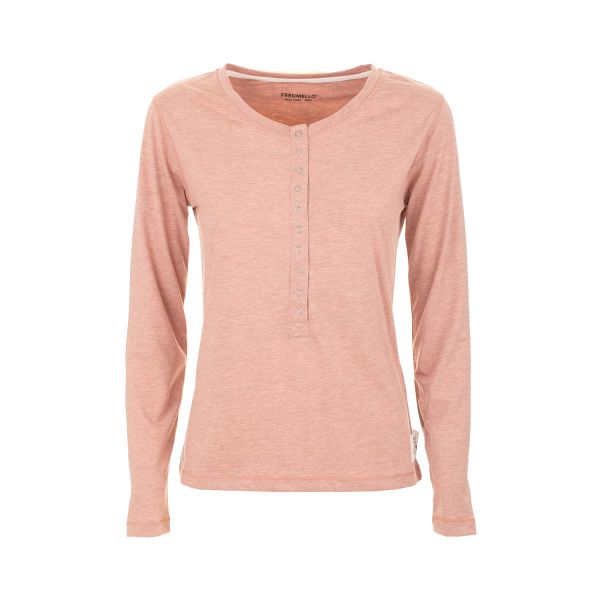 T-shirt serafino manica lunga